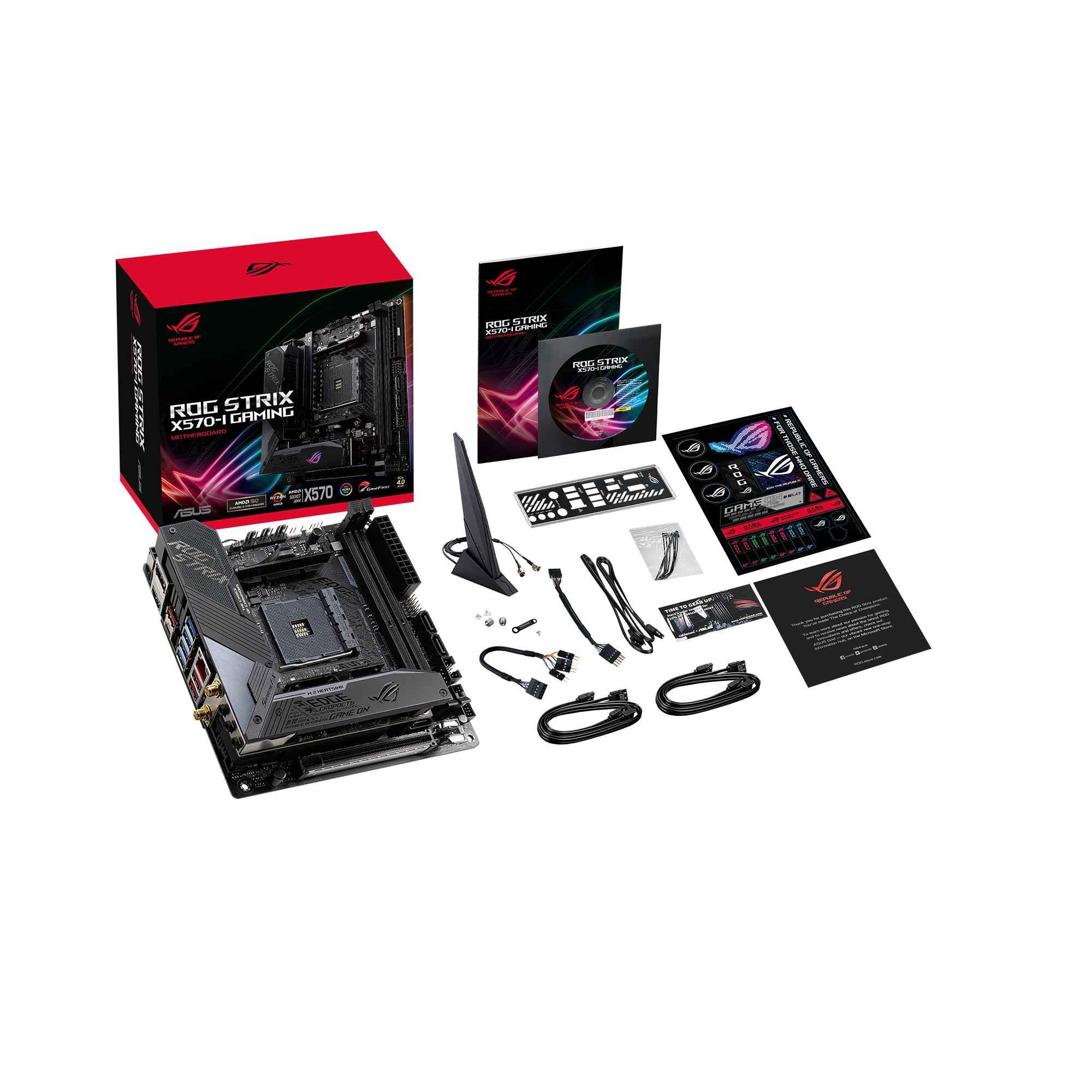 ASUS ROG Strix X570-I Gaming AMD X570 Socket AM4 mini ITX