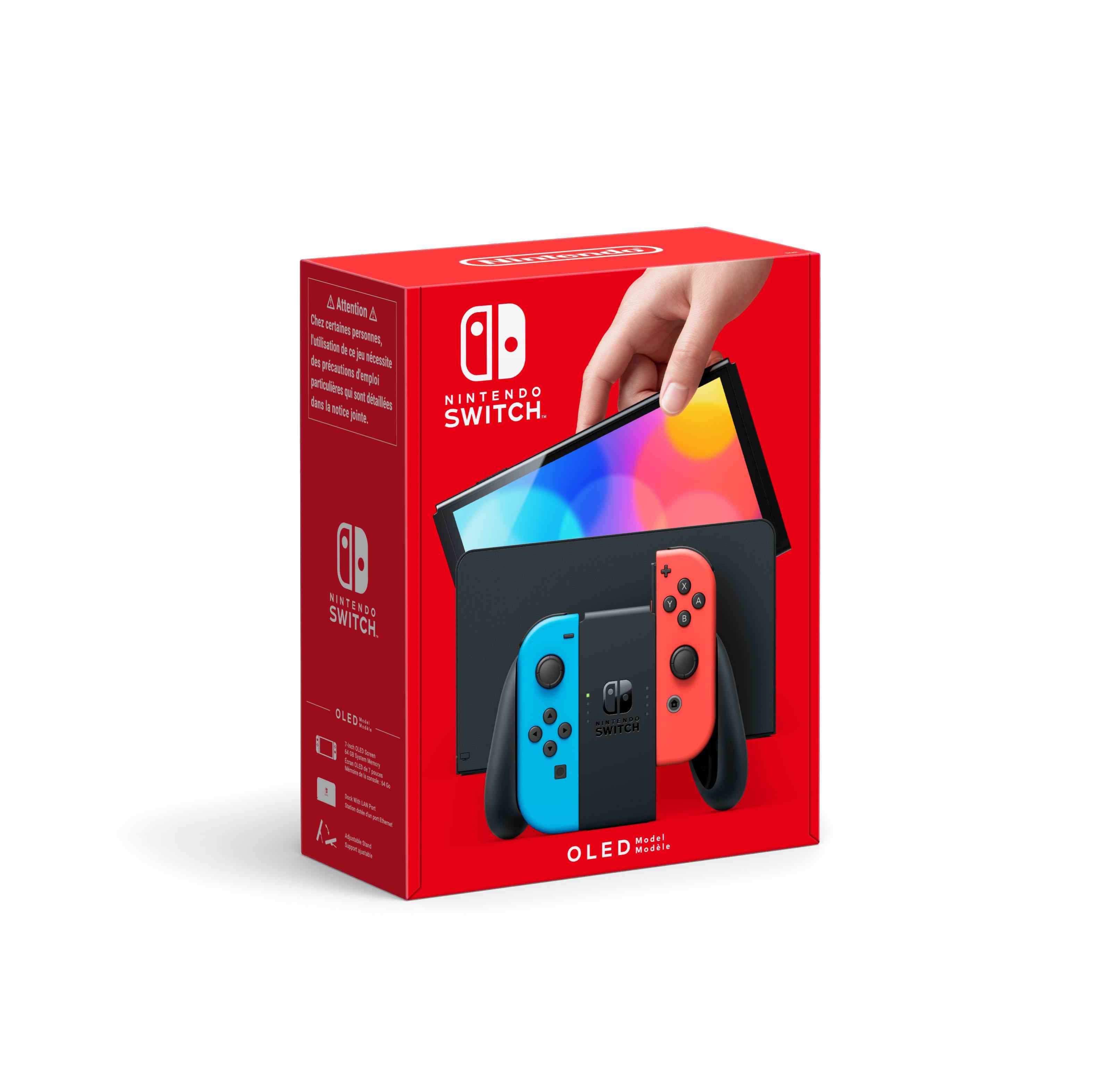 Nintendo Switch (OLED Model) Neon Blue/Neon Red | Quzo UK Nintendo Switch (OLED Model) Neon Blue/Neon Red | Quzo UK