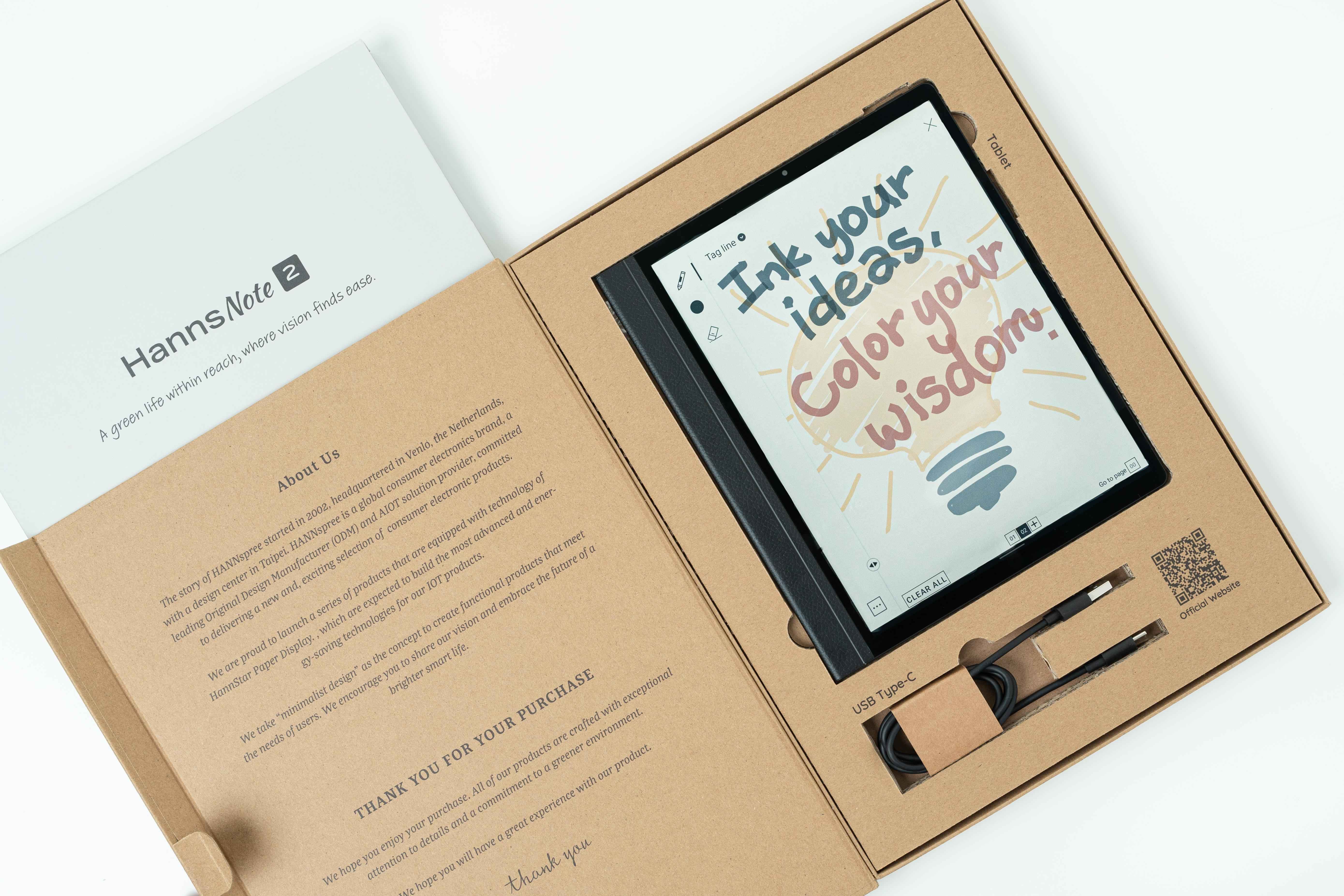 Hannspree HannsNote2 e-book reader Touchscreen 64 GB Wi-Fi Black