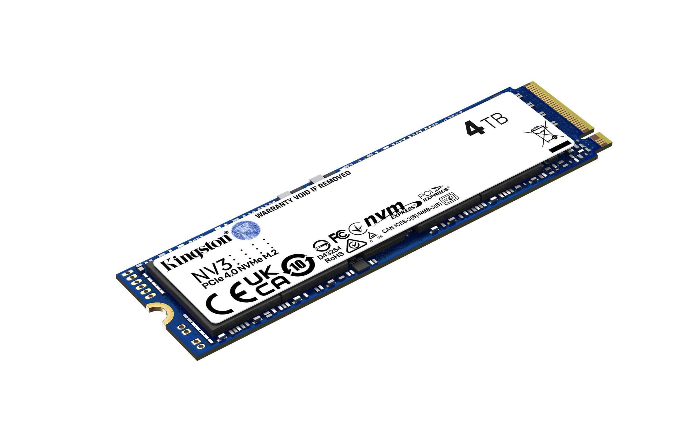 Kingston Technology 4000G NV3 M.2 2280 NVMe SSD | In Stock