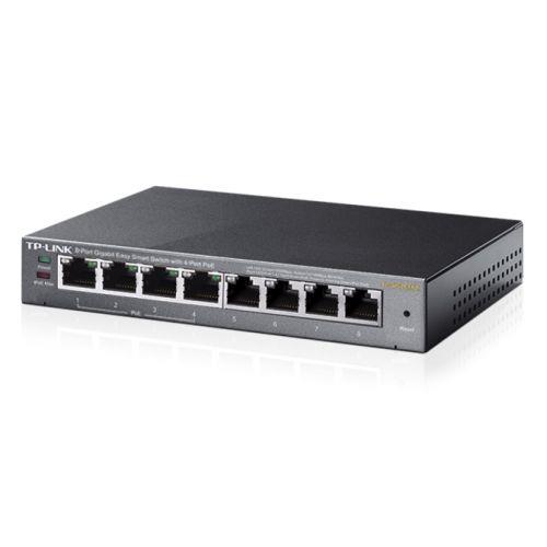 TP-Link 8-Port Gigabit Easy Smart Switch with 4-Port PoE Managed L2 Gigabit Ethernet (10/100/1000) Power over Ethernet (PoE)