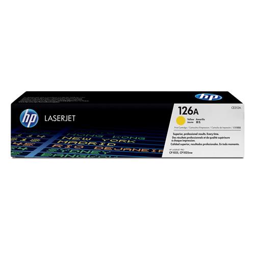 HP 126A Yellow Original LaserJet Toner Cartridge
