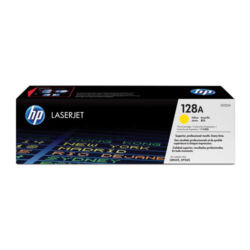 HP 128A Yellow Original LaserJet Toner Cartridge