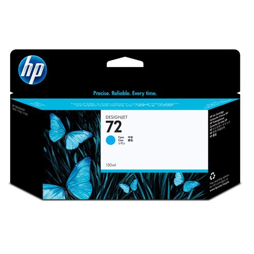HP 72 130-ml Cyan DesignJet Ink Cartridge HP DesignJet T610 Printer series T620 Printer series T770 Printer series T1100 Printer series... Thermal inkjet Cyan Business Singapore 202 mm