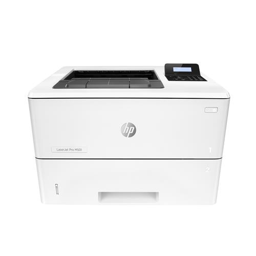HP LaserJet Pro M501dn Black and white Printer Ethernet Only; Duplex