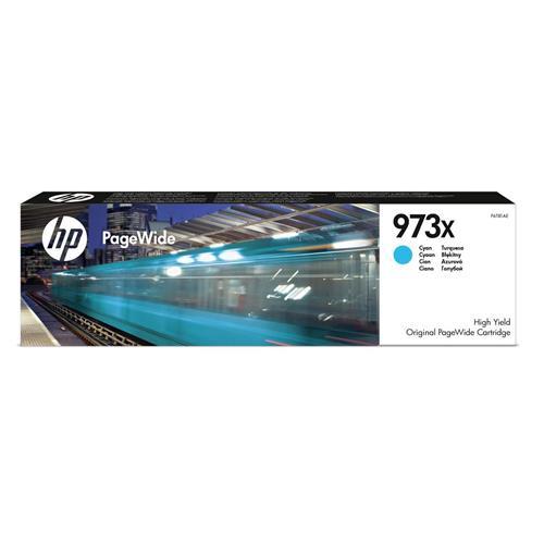 HP 973X High Yield Cyan Original PageWide Cartridge