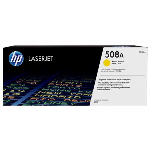 HP 508A Yellow Original LaserJet Toner Cartridge. Colour toner page yield: 5000 pages Printing colours: Yellow Quantity per pack: 1 pc(s)