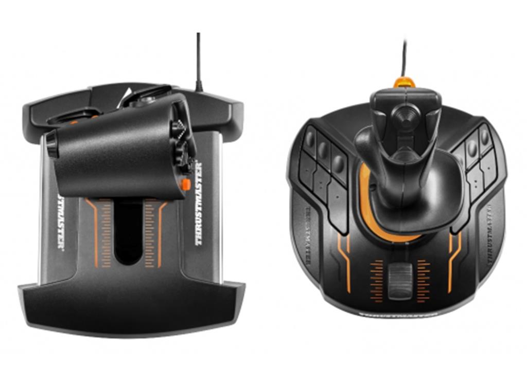 Thrustmaster T.16000M FCS HOTAS Bundle – T.16000M Stick & TWCS Throttle, Black/Orange (PC USB) - Image 3