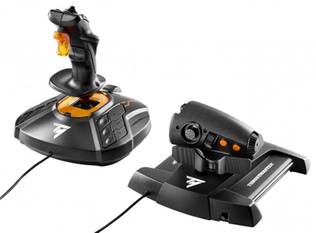 Thrustmaster T.16000M FCS HOTAS Bundle – T.16000M Stick & TWCS Throttle, Black/Orange (PC USB) - Image 4