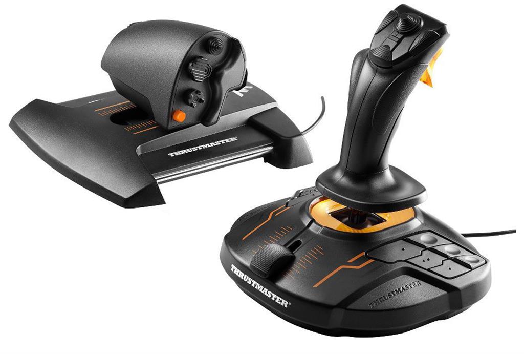 Thrustmaster T.16000M FCS HOTAS Bundle – T.16000M Stick & TWCS Throttle, Black/Orange (PC USB) - Image 2