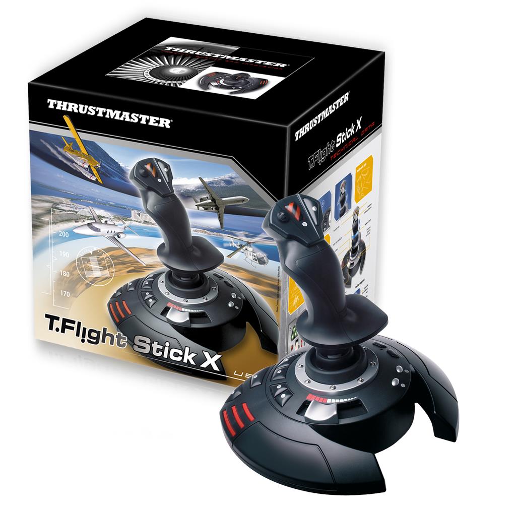 Thrustmaster T.Flight Stick X Joystick — Black/Red/Silver (PC & PS3) - Image 5
