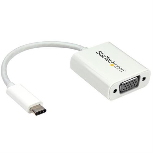 StarTech.com USB-C to VGA Adapter - Black - 1080p - Video Converter For Your MacBook Pro - USB C to VGA Display Dongle - Upgraded Version is CDP2VGAEC 3.2 Gen 1 (3.1 Gen 1) USB Type-C VGA (D-Sub) output 1920 x 1200 pixels