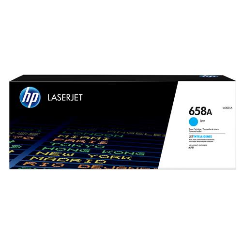 HP 658A Cyan Original LaserJet Toner Cartridge