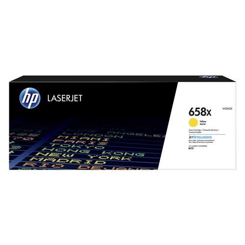HP 658X High Yield Yellow Original LaserJet Toner Cartridge
