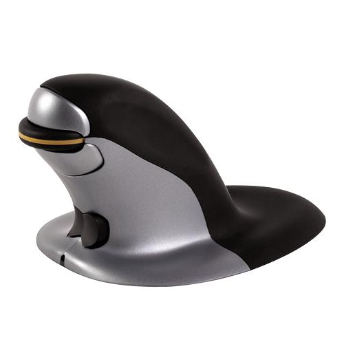 Fellowes 9894501 Ambidextrous Vertical design Laser RF Wireless 1200 DPI Black Silver