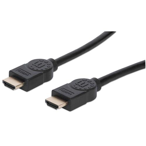 Photos - Cable (video, audio, USB) MANHATTAN HDMI 4K@60Hz Cable with Ethernet 5m Certified Suitable for ALL 4K & 1080p/HD uses - when upgrading now or have 