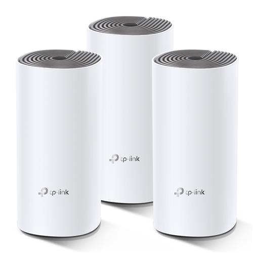 TP-Link AC1200 Whole Home Mesh Wi-Fi System 3-Pack White Grey Internal Mesh system LAN WLAN Dual-band (2.4 GHz / 5 GHz) Wi-Fi 5 (802.11ac)