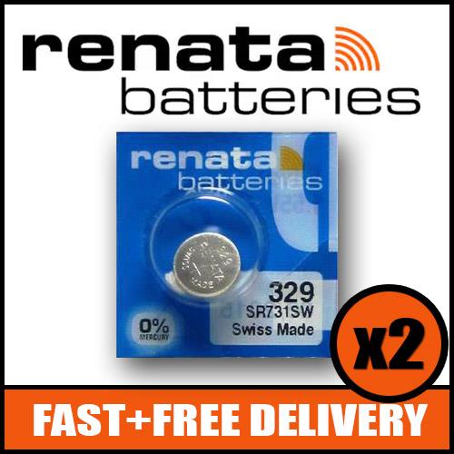 329 Watch Battery SR731SW x2