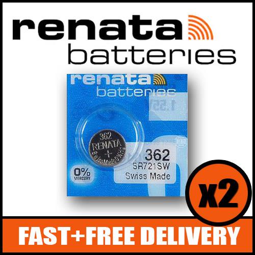 362 Watch Battery SR721SW x2