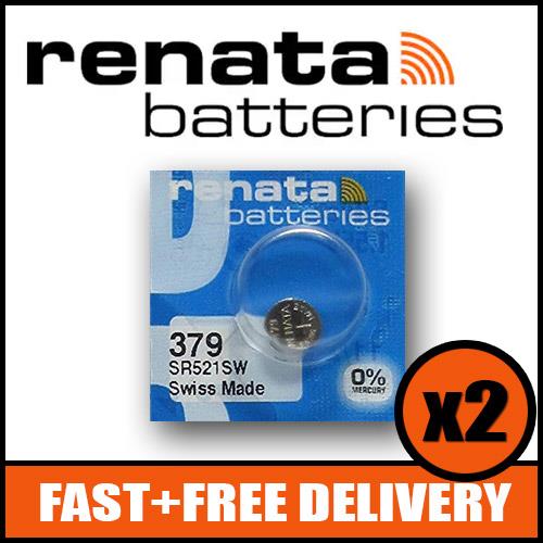379 Watch Battery SR521SW x2
