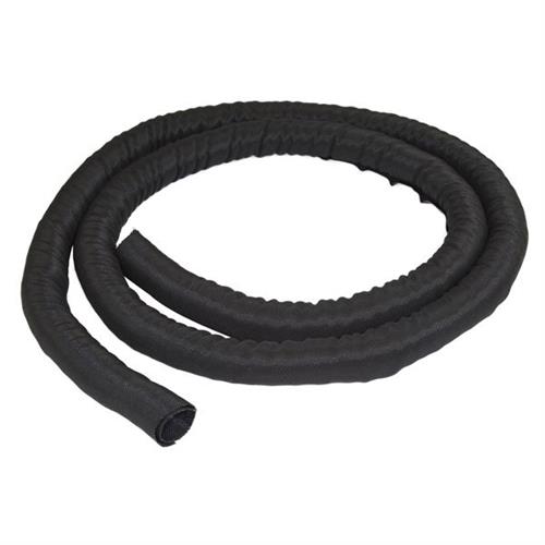 StarTech.com 15' (4.6m) Cable Management Sleeve - Flexible Coiled Cable Wrap - 1.0-1.5" dia. Expandable Sleeve - Polyester Cord Manager/Protector/Concealer - Black Trimmable Cable Organizer Cable sleeve Nylon Polyester Black