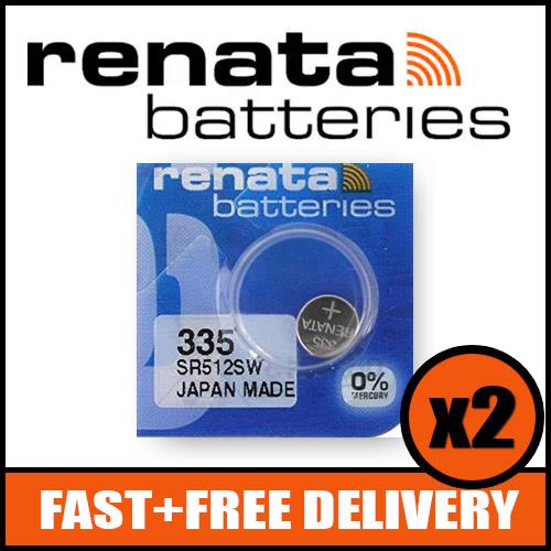 335 Watch Battery SR512SW x2