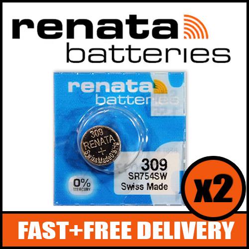 309 Watch Battery SR754SW x2