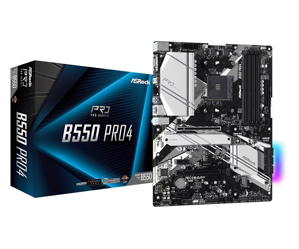 ASRock - B550 Pro4 (AM4, AMD B550, ATX)