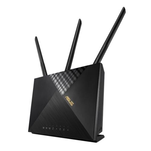ASUS 4G-AX56 wireless router Gigabit Ethernet Dual-band (2.4 GHz / 5 GHz) Black