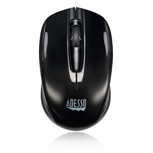 Adesso iMouse S50 - 2.4GHz Wireless Mini Mouse Ambidextrous Optical RF Wireless 1200 DPI Black