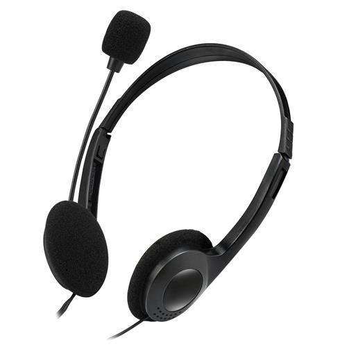 Adesso Xtream H4 - Stereo Headphone/Headset with Microphone Wired Office/Call center 20 - 20000 Hz 99.79 g Headset Black