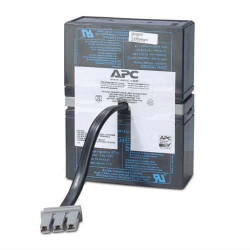 APC Battery Replacement Cartridge RBC33 (OEM). Battery technology: Sealed Lead Acid (VRLA). Weight: 5.33 kg Dimensions (WxDxH): 149 x 64 x 197 mm