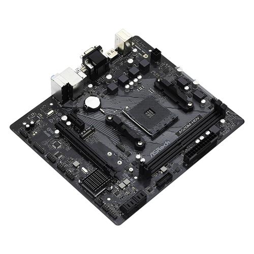 Asrock A520M-HDV AMD Socket AM4 AMD Ryzen 3000 Series DDR4-SDRAM 64 GB DIMM