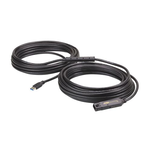 ATEN UE3315A. Cable length: 15 m. Connector 1: USB A Connector 2: USB A USB version: USB 3.2 Gen 1 (3.1 Gen 1) Maximum data transfer rate: 5 Gbit/s Product colour: Black