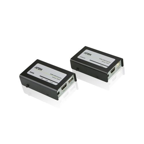 ATEN VE803 AV extender AV transmitter & receiver Black Grey