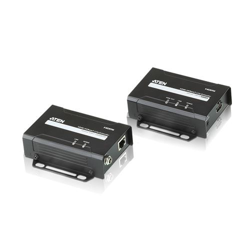 ATEN VE801 AV extender AV transmitter & receiver Black