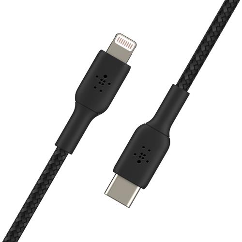 Belkin CAA004BT1MBK. Cable length: 1 m Connector 1: Lightning Connector 2: USB C. Certification: MFi. Quantity per pack: 1 pc(s)