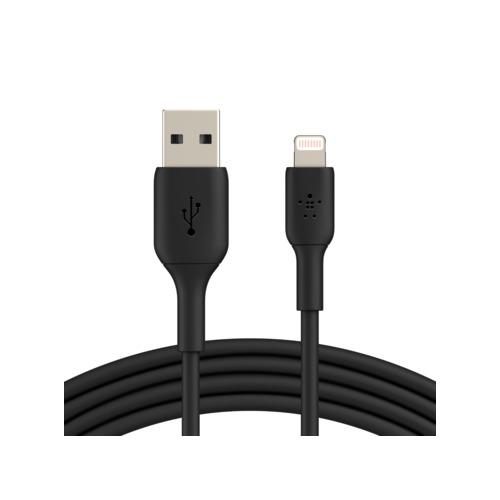 Belkin CAA001BT2MBK. Cable length: 2 m Connector 1: Lightning Connector 2: USB A. Quantity per pack: 1 pc(s)