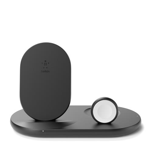 Belkin WIZ001MYBK mobile device charger Smartphone Smartwatch Black AC Wireless charging Indoor