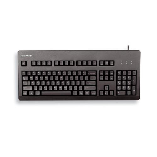 CHERRY G80-3000 BLUE SWITCH Keyboard Corded Black USB/PS2 (QWERTY - UK)