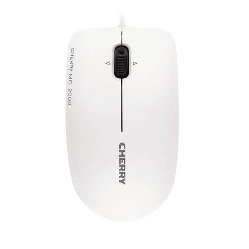 CHERRY MC 2000 Corded Mouse with Tilt Wheel Pale Grey USB