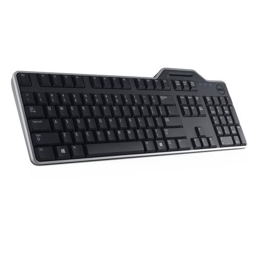 DELL Pro Smartcard Keyboard - KB813 - UK (QWERTY) Full-size (100%) Wired USB Mechanical QWERTY Black