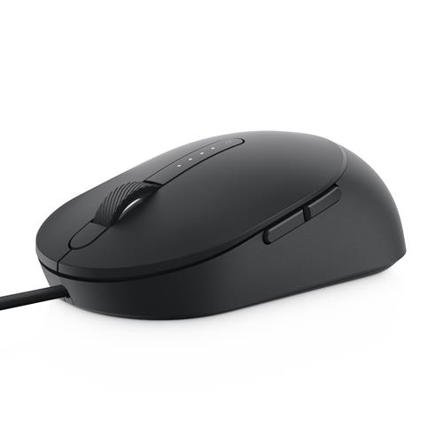 DELL Pro Wired Mouse - MS3220 - Black Ambidextrous Laser USB Type-A 3200 DPI 2 ms Black