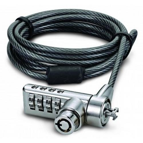 DICOTA D30887 cable lock Black Stainless steel 2 m