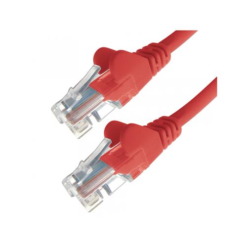 connektgear 20m RJ45 CAT5e UTP Stranded Flush Moulded Network Cable - 24AWG - Red
