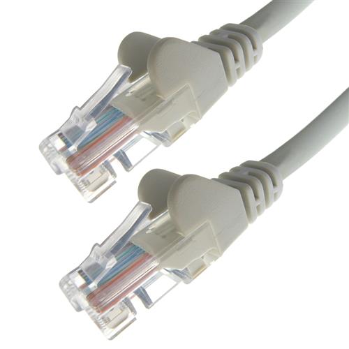 connektgear 35m RJ45 CAT5e UTP Stranded Flush Moulded Network Cable - 24AWG - Grey