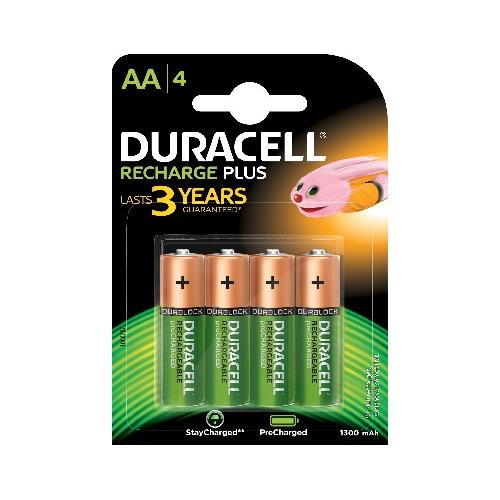 Duracell 4 LR06 1300mAh Rechargeable battery NickelMetal Hydride