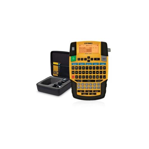 DYMO RHINO 4200 Industrial Label Maker | QWERTY Keyboard & Time-Saving Hot Keys | Durable Label Printer for Job Sites and Heavy-Duty Labelling Jobs. Keyboard layout: QWERTY Product colour: Black Blue Yellow