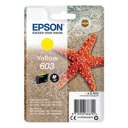 Epson Singlepack Yellow 603 Ink