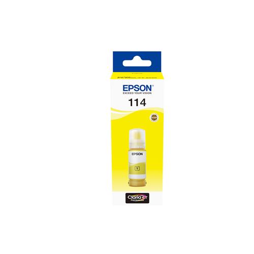 Epson 114 EcoTank Yellow ink bottle Original Yellow Epson EcoTank ET-8550 EcoTank ET-8500 Standard Yield 70 ml
